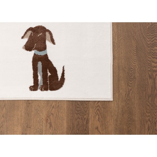 Dječji tepih boje slonovače 80x150 cm Dogsie Pearl – FD-image-3