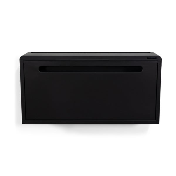 Crni metalni preklopni/viseći ormarić za cipele 76x38x18 cm Sportiva – Spinder Design-image-2