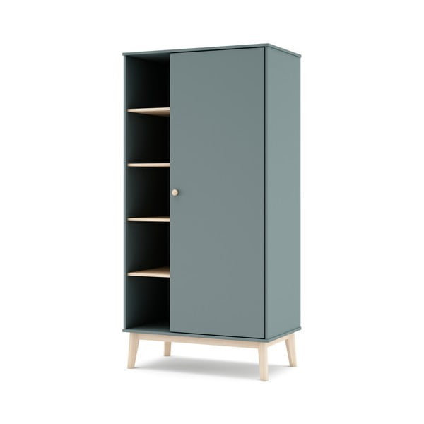 Dječja garderoba prljavo zelena 90x180x52 cm Esteban – Marckeric-image-4