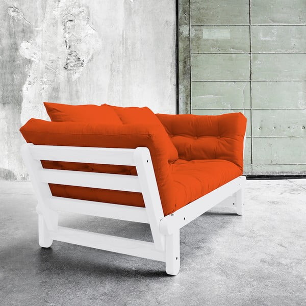 Sofa na razvlačenje Karup Beat White / Orange-image-3