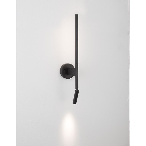 Mat crna LED zidna lampa aluminijska sa savitljivom konstrukcijom Handy – Nova Luce-image-4
