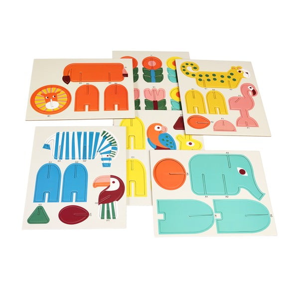 Drvena puzzle igra Wild Wonders - Rex London-image-1