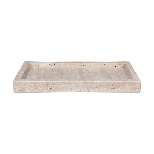 Kameni ukrasni pladanj 15x30,5 cm Travertine – House Nordic