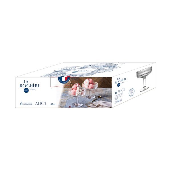 Staklena zdjelica za sladoled 370 ml – La Rochére-image-3