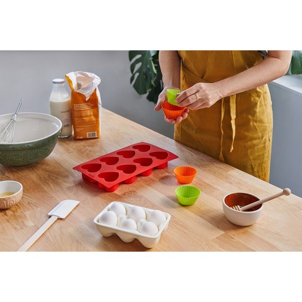 Silikonski kalup za pečenje 17,5x30 cm Heart – Lékué-image-1