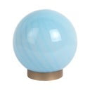 Svijetlo plava stolna lampa sa staklenim sjenilom (visina 17 cm) Summer Globe – Leitmotiv