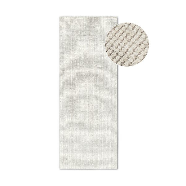 Bijela obostrana/ručno rađena jutena staza 80x200 cm Rosalie – Villeroy&Boch