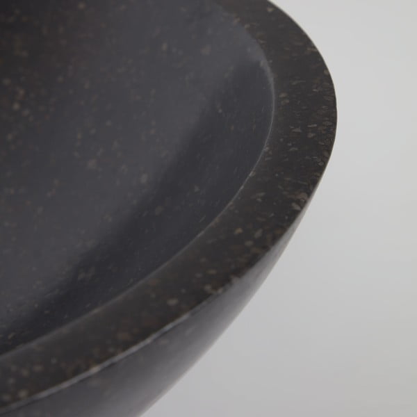 Crni umivaonik terrazzo Kave Home Sunday, ø 40 cm-image-3