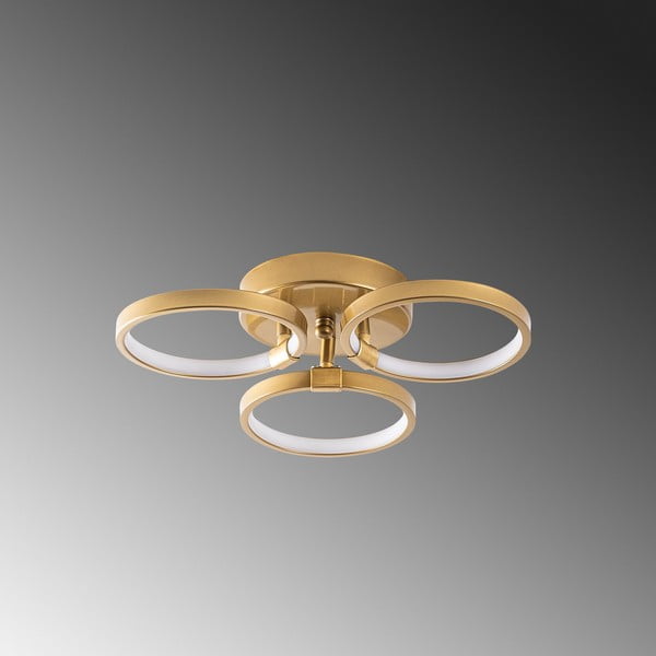 LED stropna svjetiljka u zlatnoj boji ø 17 cm Halka – Opviq lights-image-2