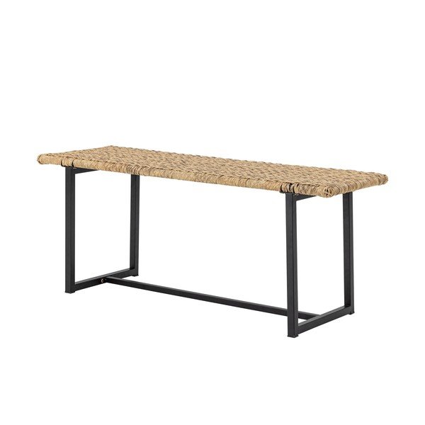 Vrtna klupa od ratana u prirodnoj boji Adilly – Bloomingville-image-2