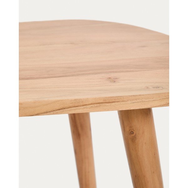 Stolić za kavu od masivnog bagrema u prirodnoj boji 60x110,5 cm Duvani – Kave Home-image-4