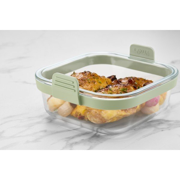 Stakleni kalup za pečenje 18,5x17,5 cm – Lékué-image-2