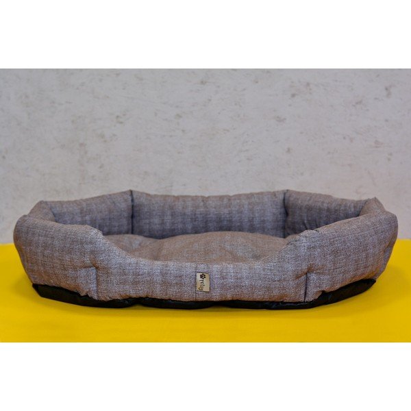 Svjetlo smeđi pamučni krevet 90x70 cm Bobík - Petsy-image-1