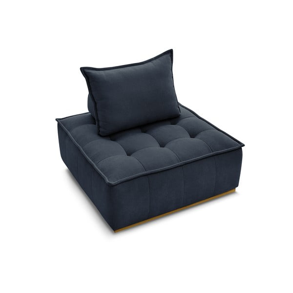 Tamno plava fotelja od šenila Elisa – Bobochic Paris-image-4