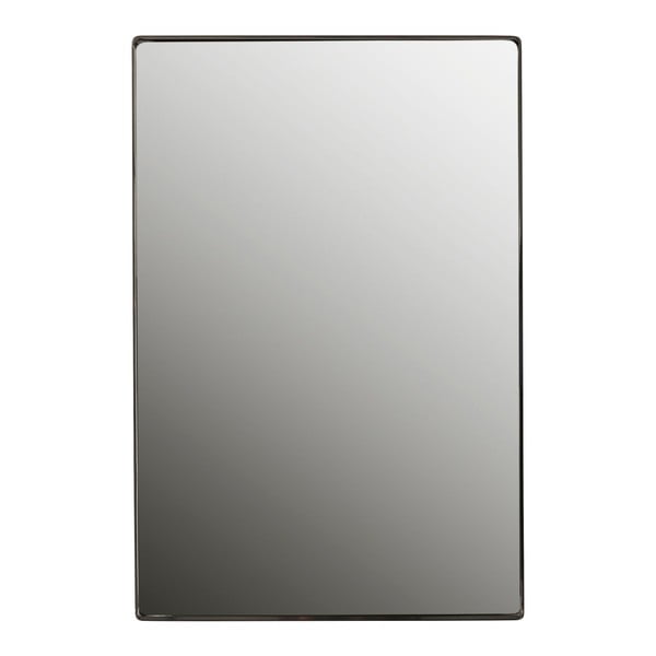 Zidno ogledalo s crnim okvirom Kare Design Shadow, 90 x 60 cm