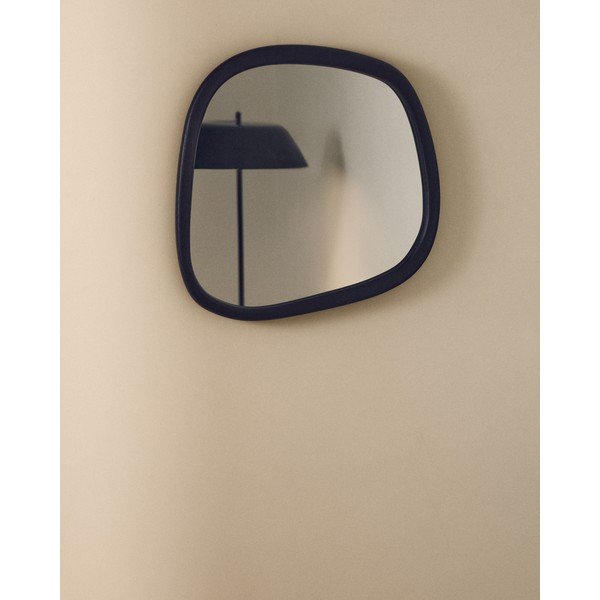 Zidno ogledalo s okvirom od masivnog drveta 45,5x47 cm Alura – Kave Home-image-2