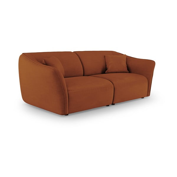 Ciglasta sofa od bouclé tkanine 206 cm Tokyo – Cosmopolitan Design-image-1