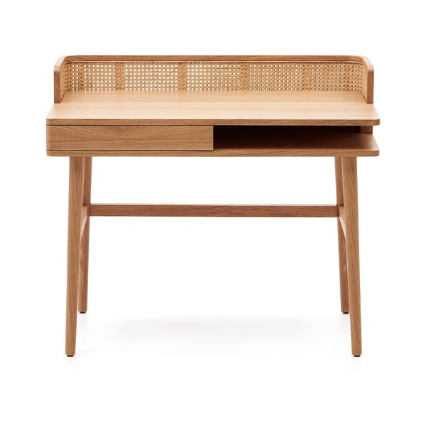 Radni stol u dekoru jasena 62x105 cm Araxi – Kave Home-image-2