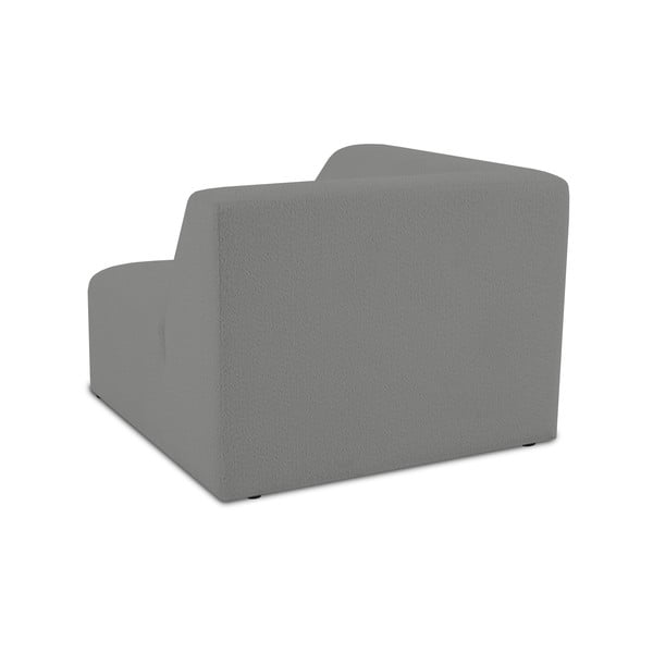 Siva modularna sjedeća garnitura od bouclé tkanine (promjenjiva) Roxy – Scandic-image-2