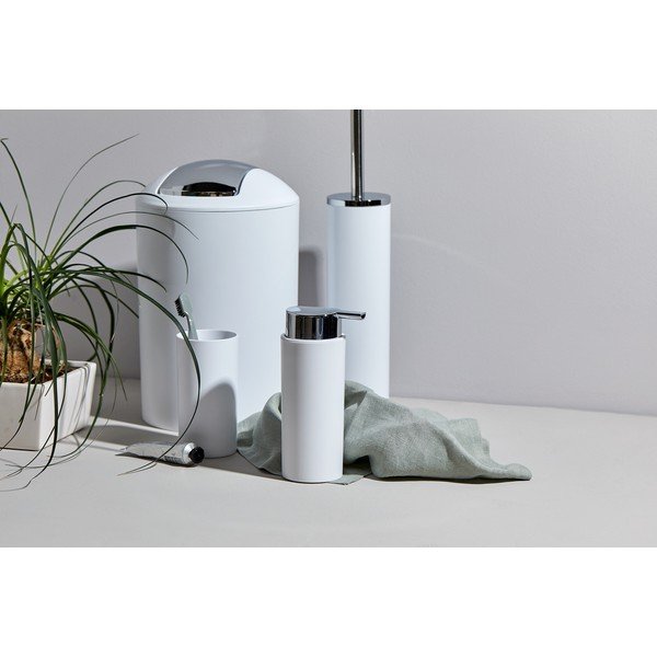 Bijeli plastičan set pribora za kupaonicu Calvo – Wenko-image-1