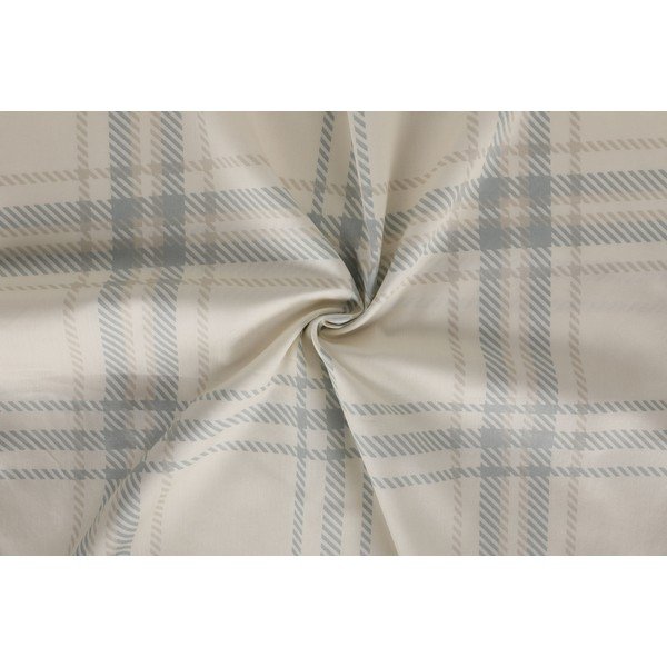 Svijetlo plava/bež posteljina za bračni krevet/za produženi krevet od pamučnog satena 240x220 cm Terry – Mijolnir-image-4
