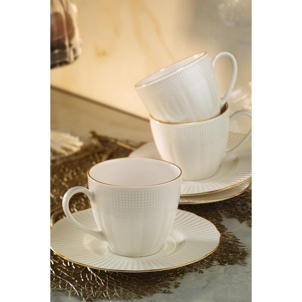 Set s 6 porculanskih šalica za kavu s tanjurićima Kutahya Caffe, 200 ml-image-1