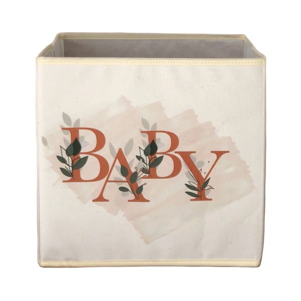 Bež tekstilna kutija za pohranu 30x30x30 cm – Mioli Decor