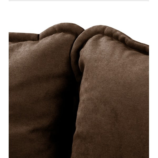 Tamno smeđa sofa 193 cm Beata - Ropez-image-1