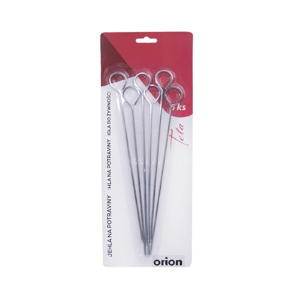 Igle za ražnjiće u setu od nehrđajućeg čelika 6 kom – Orion-image-2