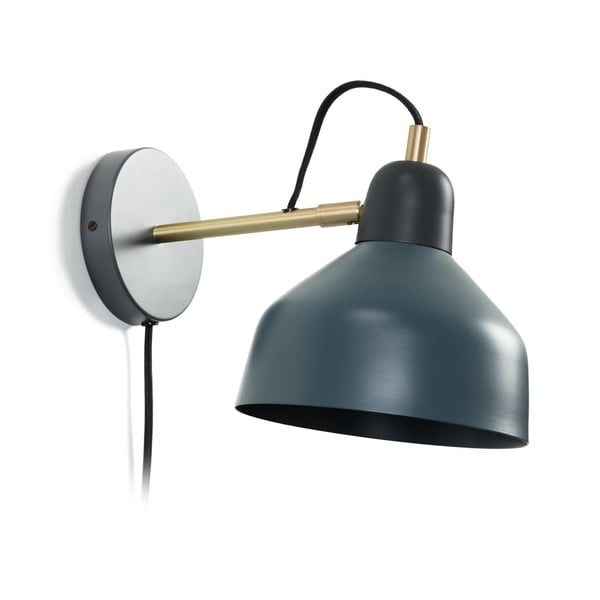 Petrolej zelena zidna lampa Olimpia – Kave Home