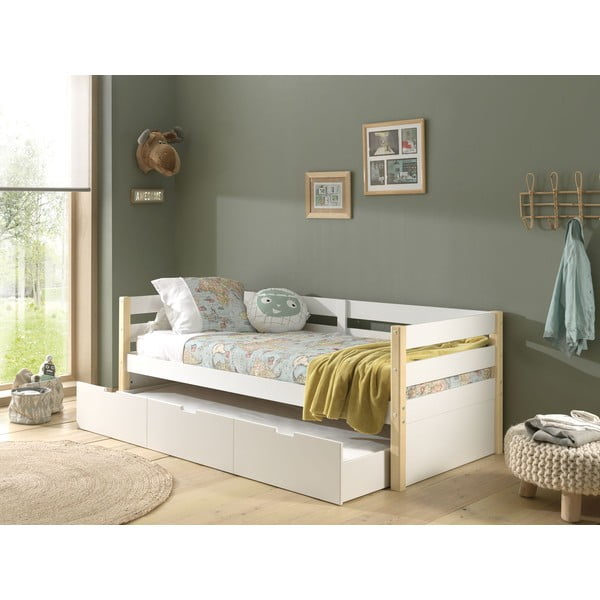 Bijela ladica ispod dječjeg kreveta Margrit - Vipack-image-2