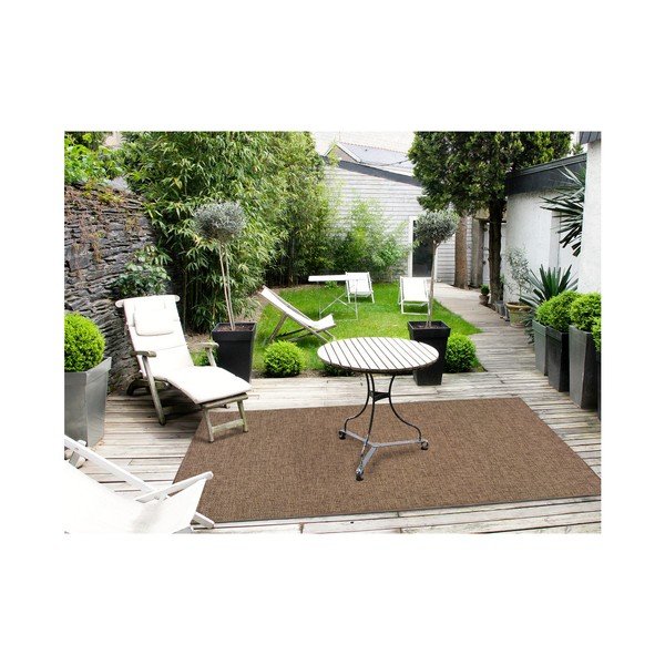 Tamno bež tepih prikladan za van Universal Jaipur Beige Buro, 80 x 150 cm-image-1