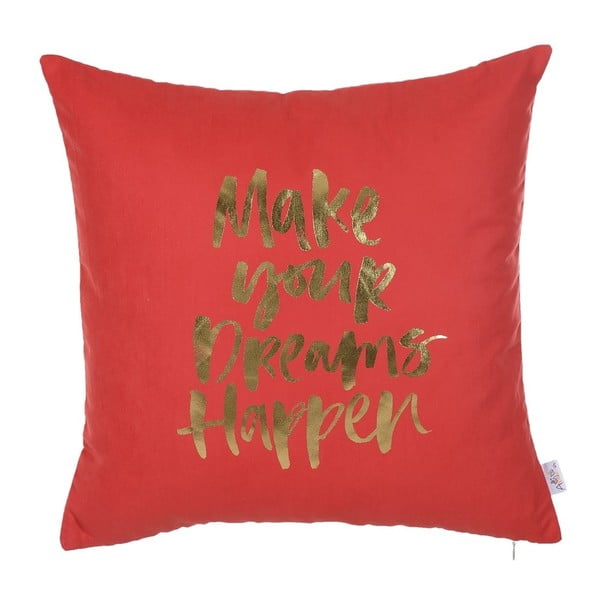 Mike &amp; Co. crvena navlaka za jastuk. NEW YORK Dreams, 45 x 45 cm