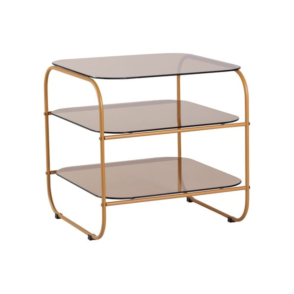 Pomoćni stol sa staklenom pločom stola 41x41 cm Echo – Hübsch