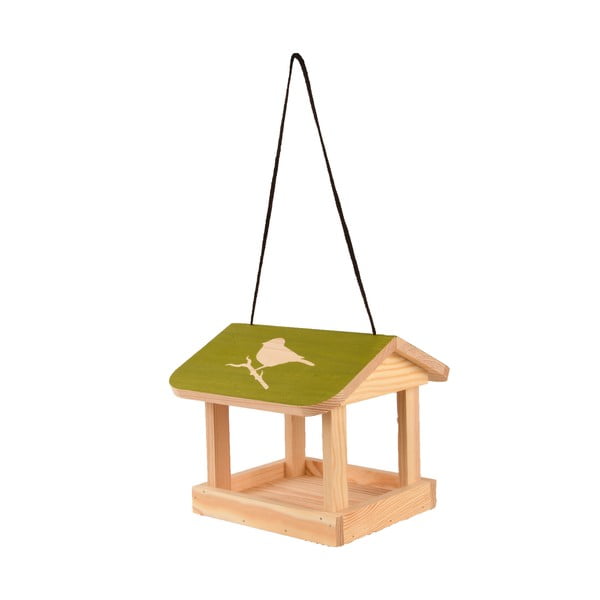 Viseća hranilica za ptice od punog bora Esschert Design Slide