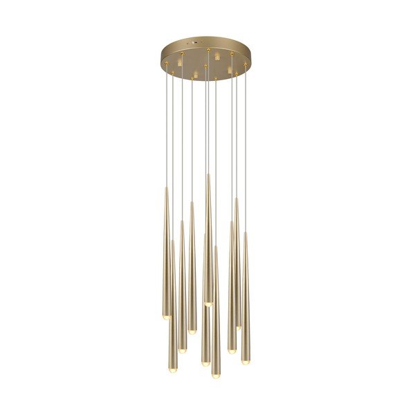 LED viseća svjetiljka u zlatnoj boji ø 30 cm Cala – Trio Select