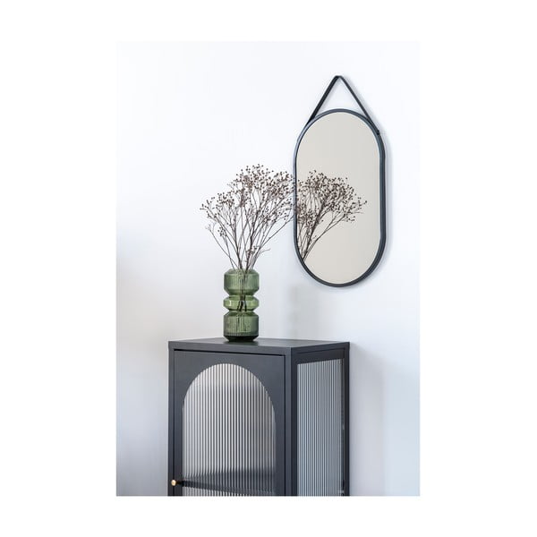 Crna metalna vitrina 50x110 cm Adelaide – House Nordic-image-4