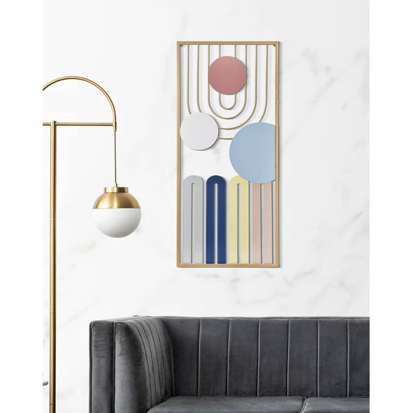 Metalni zidni ukras 37x84 cm Colorful – Mauro Ferretti-image-2