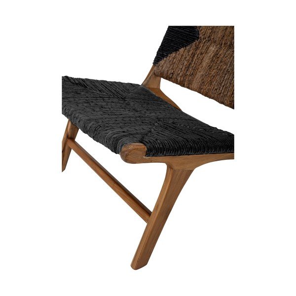 Crno-smeđa stolica s pletivom Grant - Bloomingville-image-4