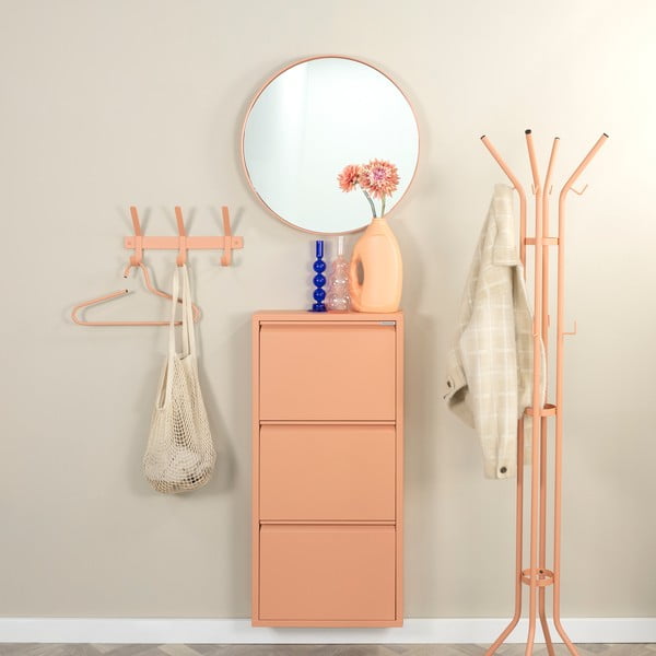 Metalna zidna vješalica u boji lososa 40 cm Dexter – Spinder Design-image-1