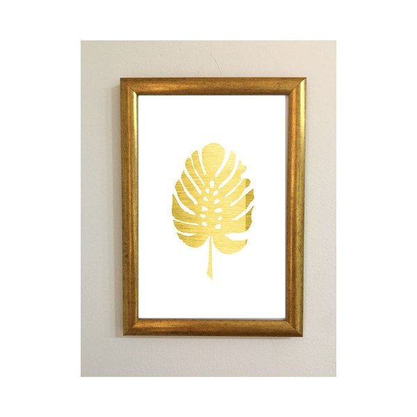 Plakat u okviru Piacenza Art Gold Leaf, 30 x 20 cm