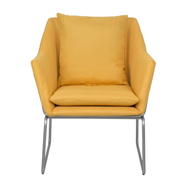 Žuta fotelja Mauro Ferretti Confort