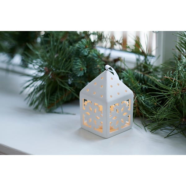 Svjetleća LED dekoracija Sirius Olina Snježna pahuljica visine 10,5 cm
