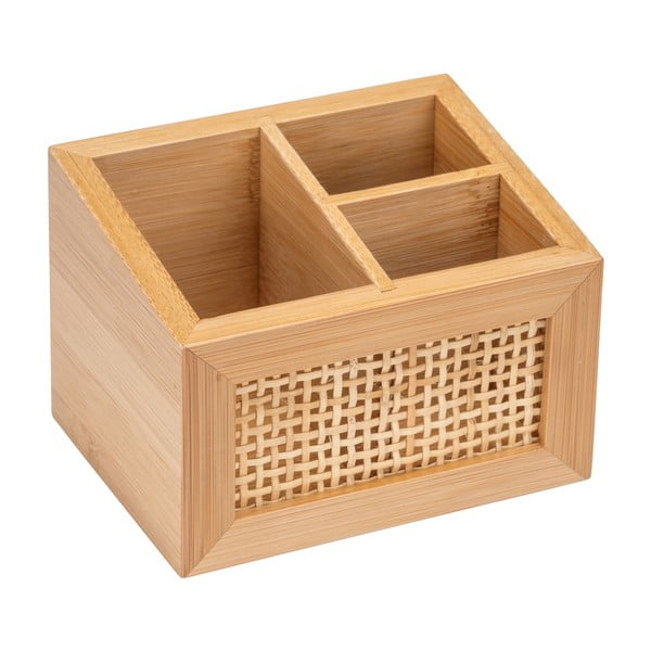 Kupaonski organizator od bambusa Wenko Allegre, 12 x 9 cm