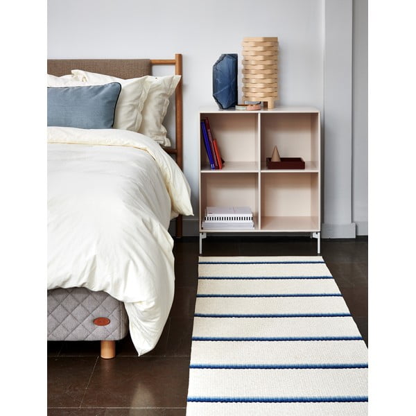 Plavi/krem unutarnji i vanjski tepih 70x90 cm Olle Blue Vanilla – Pappelina-image-2