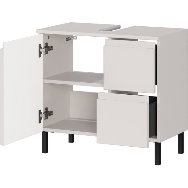 Krem nizak ormarić za ispod umivaonika 60x56 cm Salinas – Germania-image-3