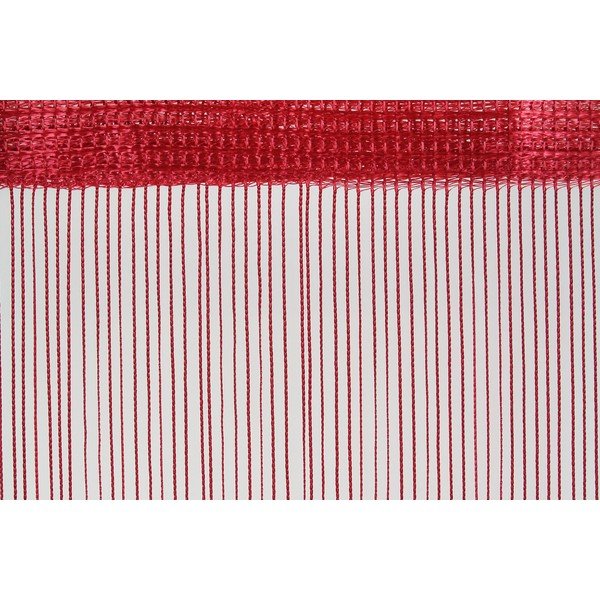 Crvena zavjesa za vrata 100x200 cm String – Mendola Fabrics-image-1