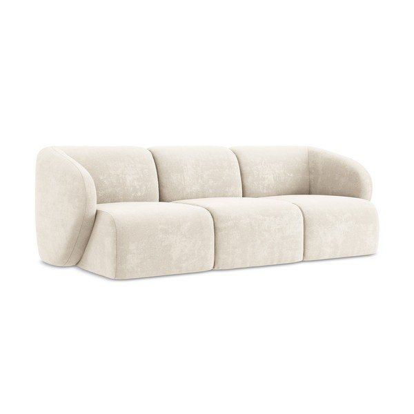 Bež sofa od šenila 244 cm Lani – Makamii-image-1