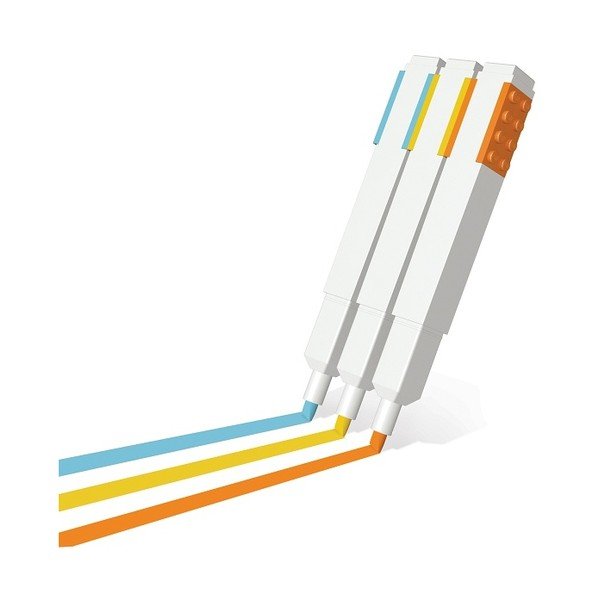 Set od 3 markera LEGO®-image-2