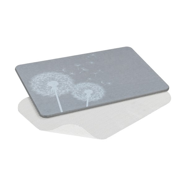 Siva kupaonska prostirka od dijatomita 39x60 cm Astera – Wenko-image-2